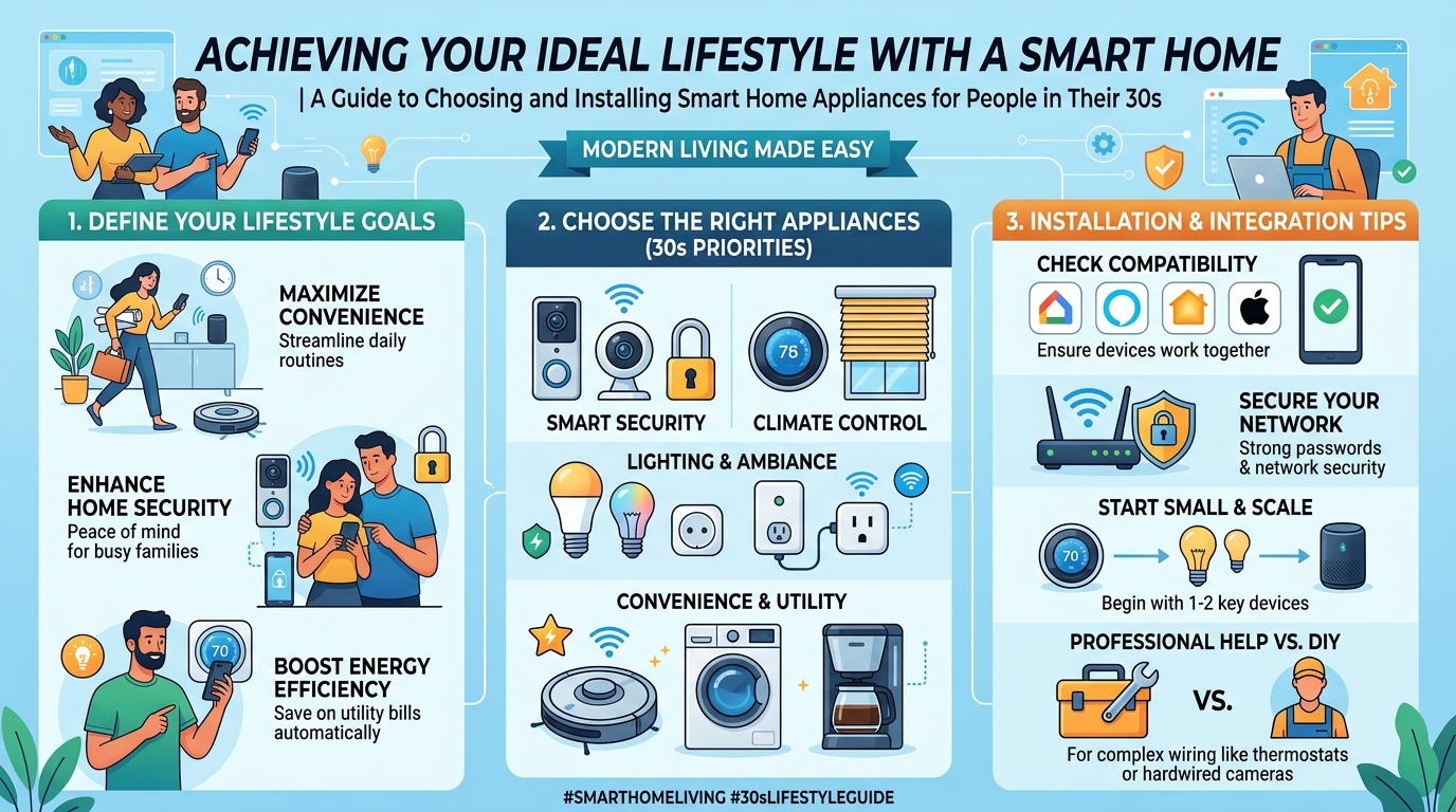 スマートホームで叶える理想の暮らし｜30代から始める、賢い家電選びと導入ガイド